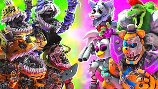 SFM FNaF DeathRock vs Corrupted [upl. by Ajssatan519]