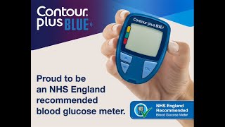 NHS England recommended BG meter  Contour Plus Blue  mmolL UK enUK [upl. by Larrabee]