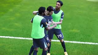 Arsenal vs Liverpool 22  Premier League 2425  Match Highlights  Video Game Simulation [upl. by Gracye]