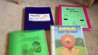 DIY preschoolkindergarten reusable workbooks [upl. by Kerekes]