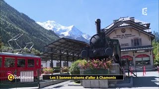 Les 5 bonnes raisons daller à Chamonix [upl. by Asiral]