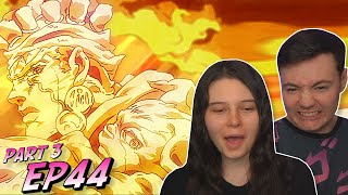 Jojos Bizarre Adventure Part 3 Ep 44 REACTION amp REVIEW [upl. by Davenport]