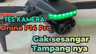 Drone P14 Pro  R107 drone brushless murah 450 ribuan tes kamera outdoor [upl. by Ibmat]