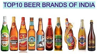 Top 10 Indian Beer Brands II Popular Indian Beer Brands [upl. by Sairtemed]