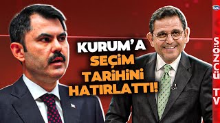 Murat Kurum Bu Sefer Seçim Tarihini Karıştırdı Fatih Portakal 31 Mart Diyerek Hatırlattı [upl. by Earissed777]