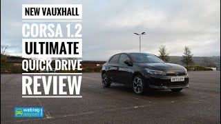 Vauxhall Corsa 1 2 Ultimate drive review [upl. by Yaakov235]