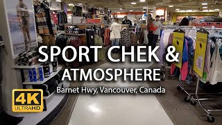 4K Sport Chek amp Atmosphere  Canada  Walking Tour  Island Times [upl. by Darton571]