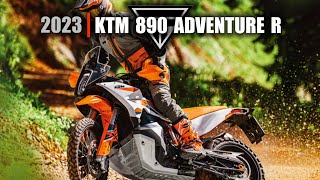 2023 KTM 890 Adventure R  First Look [upl. by Eerized]