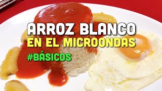 Arroz blanco en el microondas Básicos [upl. by Griselda]