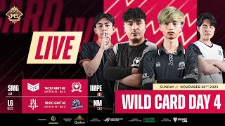 LIVE  DAY 4  Wild Card Stage M5 World Championship ENG [upl. by Olenta]