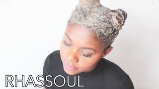 Je lave mes cheveux crépus sans shampoing  Le Rhassoul recette maison [upl. by Naliorf]