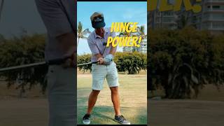 WRIST HINGE POWER shorts diy golftips golf golfer short golfswing power tip videos video [upl. by Ahsets882]