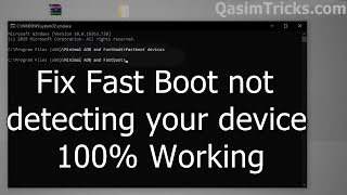 How to Fix Fastboot device not detected  Fastboot Waiting for device fixed [upl. by Atteuqehs]