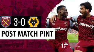 West Ham 30 Wolves  Post Match Pint [upl. by Amary381]