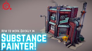 Using Substance Painter to Texture Stylized Models REALLY Fast [upl. by Noseimaj]