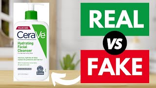 CeraVe hydrating cleanser real vs fake  IMPORTANT Things To Know [upl. by Koziel]