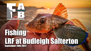 LRF Fishing Budleigh Salterton  September 20th 2022 [upl. by Oj]