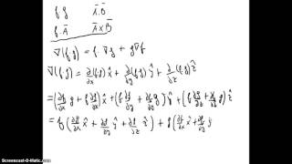 13 Electromagnetismo  Introducción Matemática  Reglas del producto con nabla [upl. by Shiekh]