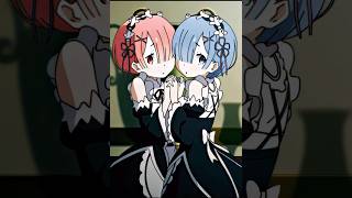 REZERO REMRAM ANIME MANGA EDIT [upl. by Rustice]