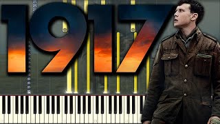 Sixteen Hundred Men  1917 OST Piano Tutorial [upl. by Lonne]