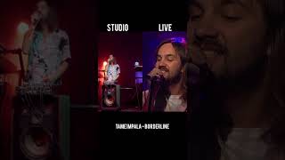 Tame Impala borderline studio version vs live performance [upl. by Eric]