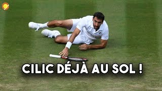 CILIC PREND LA PORTE  Wimbledon 2018  Jour 4 [upl. by Riddle364]