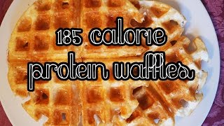 BPI Sports ISOHD Protein Waffles  185 CALORIES  4 INGREDIENTS [upl. by Manard643]