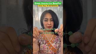 Green Aventurine Crystal Bracelet Benefits Fayde [upl. by Melba]