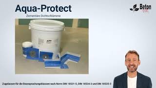 Fugenlose Dusche  Abdichten mit Aqua Protect 1 [upl. by Audrye]