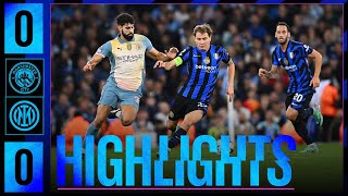 UNA GRANDE BATTAGLIA A MANCHESTER ⚔️  MAN CITY 00 INTER  HIGHLIGHTS  UCL 2425 ⚫🔵 [upl. by Ahsaele]