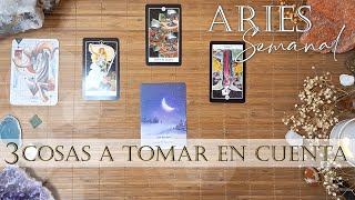 ARIES ♈ 3 Cosas a tomar en cuenta [upl. by Azal]