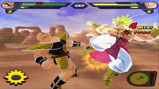 Nappa vs SSJ Broly Dragon Ball Z Budokai Tenakaichi 2 [upl. by Eenot]