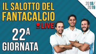 CONSIGLI FANTACALCIO LIVE  22AGIORNATA [upl. by Iam]