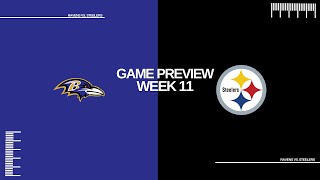 Baltimore Ravens vs Pittsburgh Steelers  2024 Week 11 Prediction [upl. by Aliet]