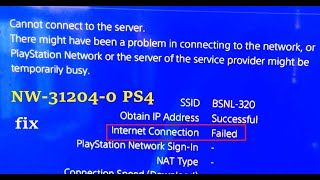 How to fix NW312040 Cannot connect to the server  Internet Connection failed PS4 [upl. by Attirehs]