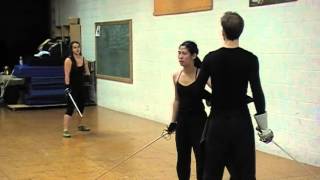 Advanced Cape and Case of Rapiers Fight 2012 scene Troilus and Cressida [upl. by Nyrehtac]