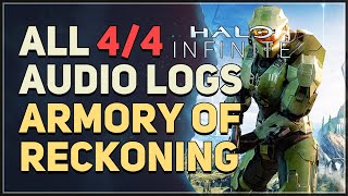 Armory of Reckoning All Audio Logs Halo Infinite [upl. by Lisetta]