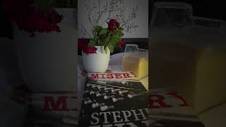 have you read misery by stephen king im reading it currently books aesthetic coffee [upl. by Faden]