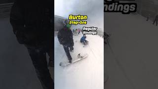 Burton Step Ons vs Regular Snowboard Bindings  Which one is quickerbetter burtonsnowboards [upl. by Dona]