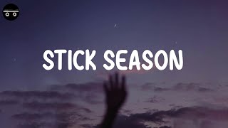 Noah Kahan  Stick Season Lyric Video [upl. by Kenon]