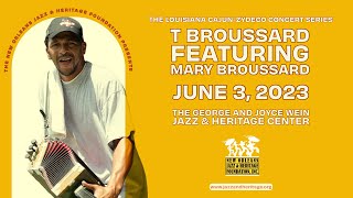 Louisiana CajunZydeco Concert Series T Broussard ft Mary Broussard [upl. by Manvell]