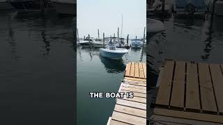 Be Confident and Decisive When Docking Boat Docking Tip from Bridge Marina PART 1 of 2 shorts [upl. by Aniwde]