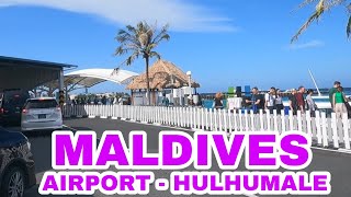 VIRTUAL DRIVE IN MALDIVES  AIRPORT TO HULHUMALE [upl. by Drarreg]