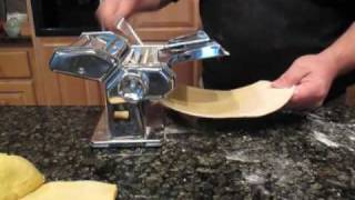 Homemade Pasta on a Imperia Pasta Machine [upl. by Guillaume369]