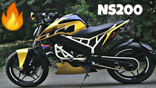 Only 1 in IndiaModified Bajaj NS200 Into KTM Duke 390 By Doctor CustomMotoMahalNS200 BAJAJ [upl. by Eenafit]