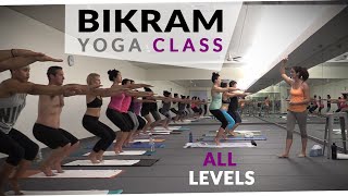 Bikram Yoga Workout  🔥 60 Minute Hot Yoga with Maggie Grove [upl. by Erving]