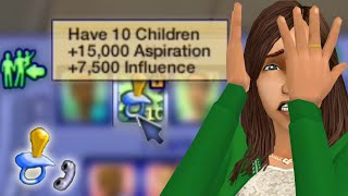 Sims 2 but I complete the quotHave 10 Childrenquot want in 7 days [upl. by Merrielle]