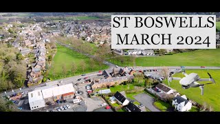 St Boswells From The Air 2024 [upl. by Nivan897]