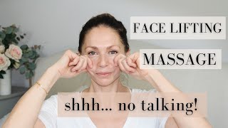 Face lifting massage Abigail James NO TALKING [upl. by Elledoj]