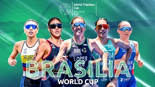 2024 World Triathlon Cup Brasilia  WOMEN [upl. by Cumings]